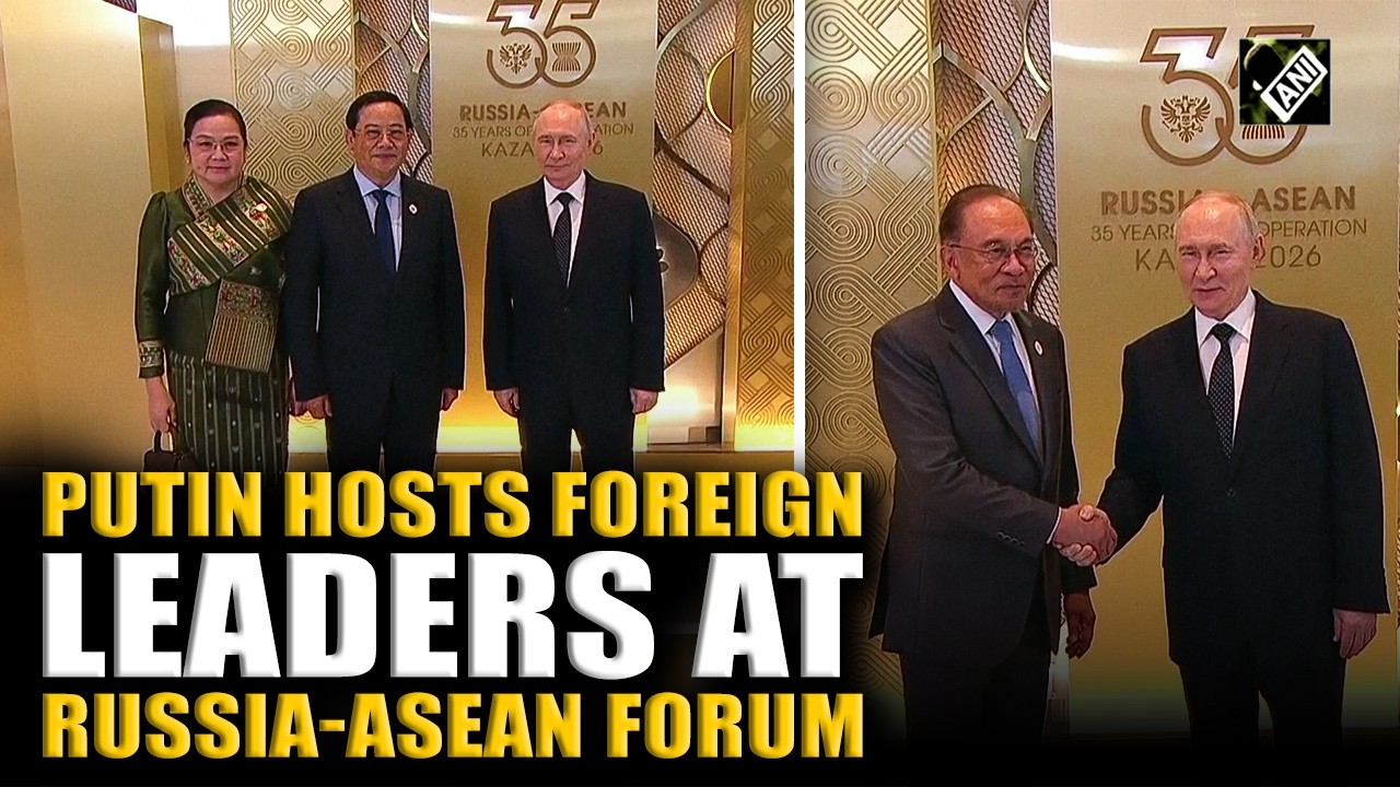 Putin welcomes Global leaders at Gala reception during Russia-ASEAN forum in Kazan