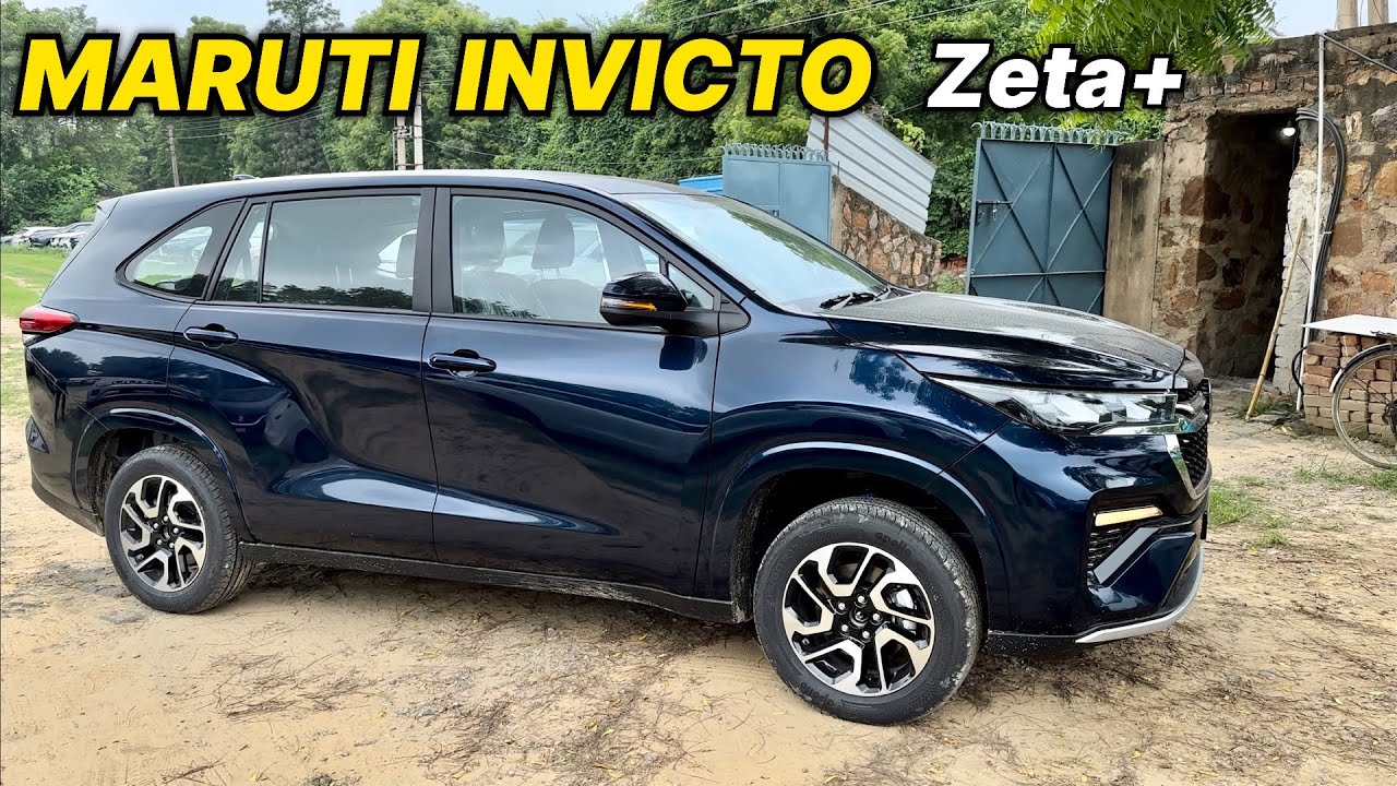 Maruti invicto zeta plus 8 seater | Base model | Interior | Hindi review | Nexa Blue Colour |