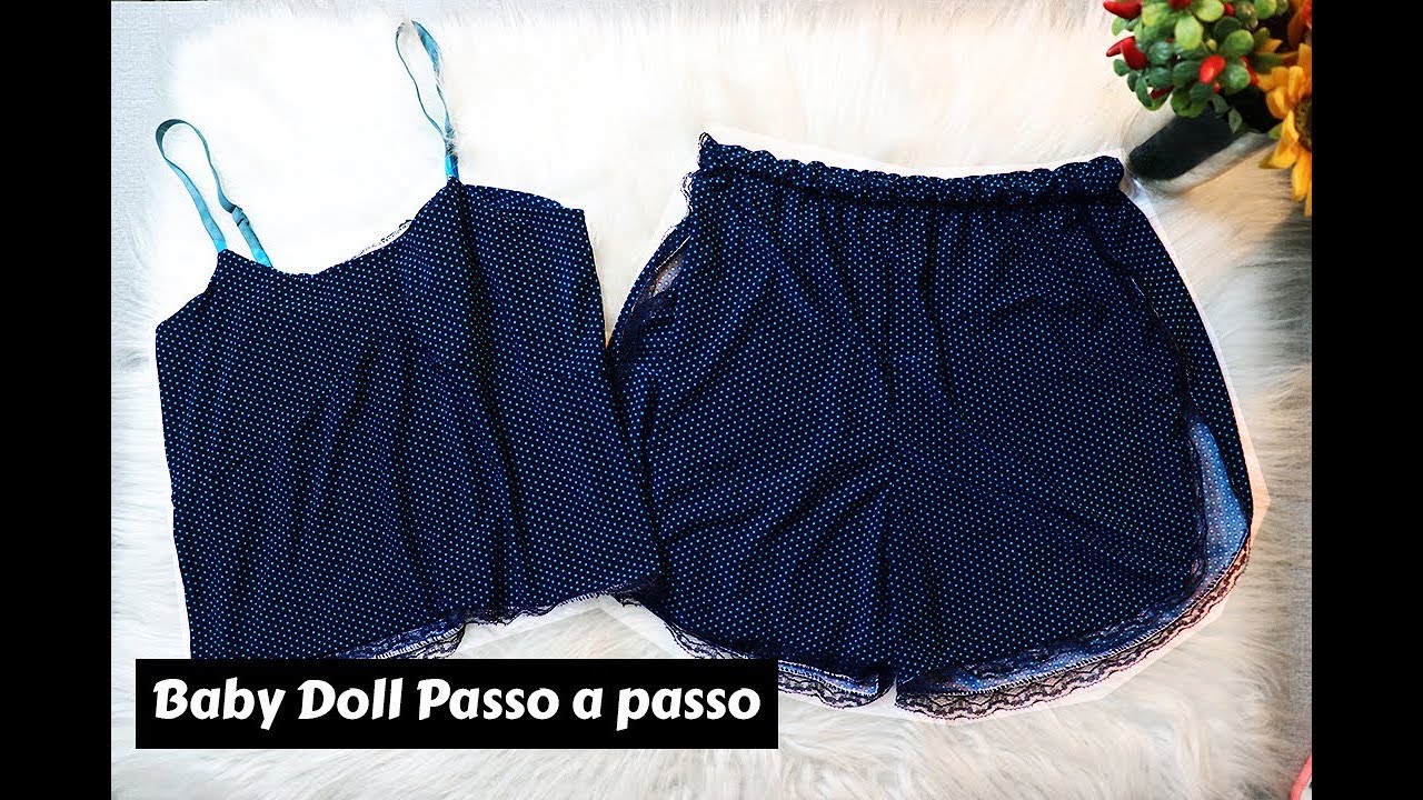 Como fazer Baby Doll de malha | Molde e Costura | SLEEPING CLOTHES | Dayse Costa