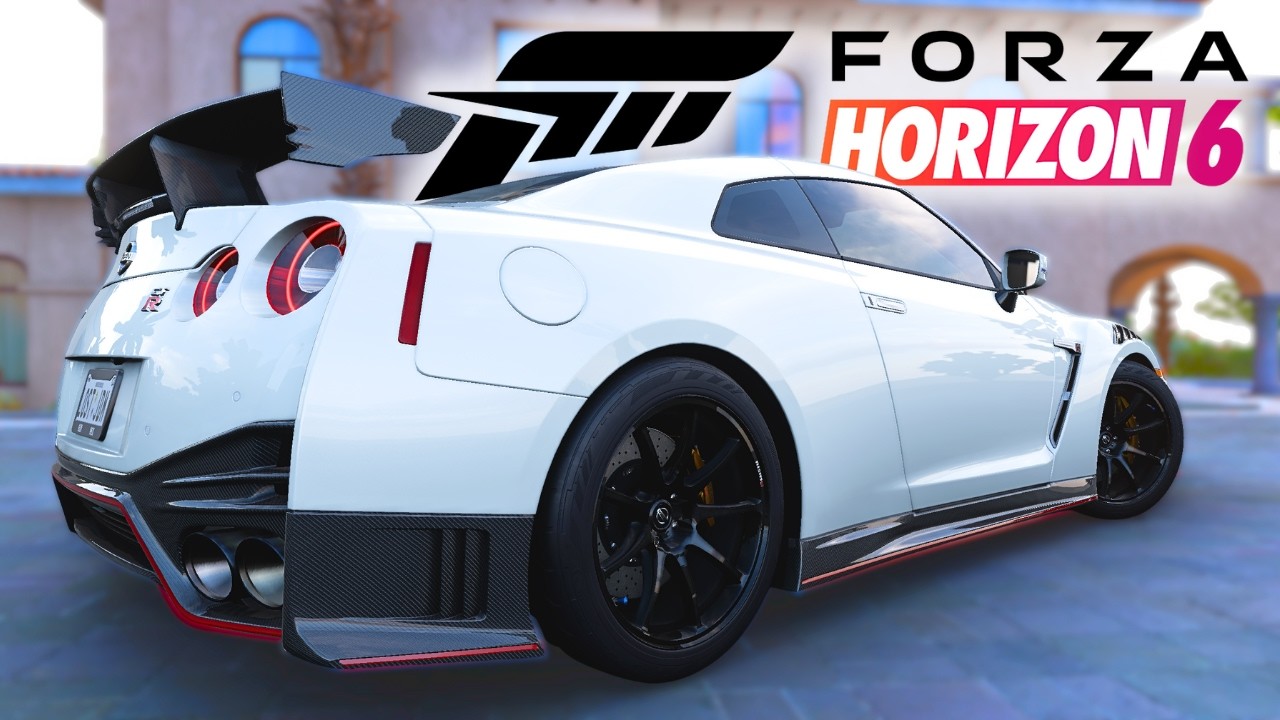 Jogando com o Nissan GT-R R35 Nismo do Forza Horizon 6