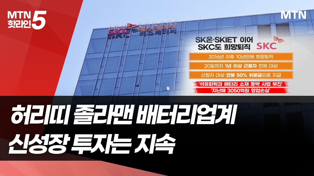직원 줄이고 부동산·주식 파는 배터리업계, 이것 하나는 지속 늘린다 / 머니투데이방송 (뉴스)
