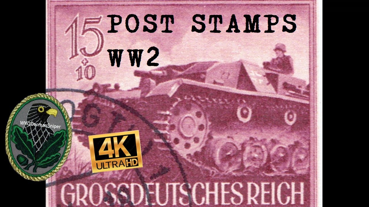 WW2 German post stamps 4K