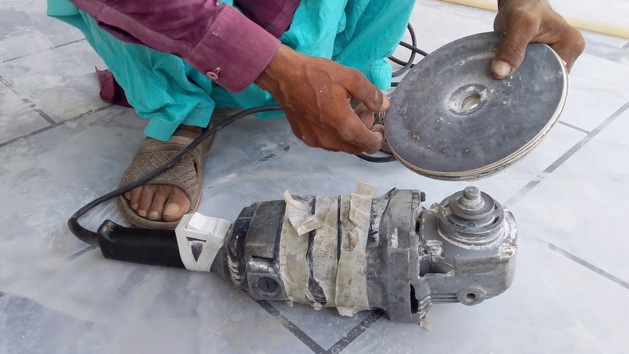 Hand Grinder Par Raigmal Kesay Lagatay Hain گرائینڈر پر ریگمال کیسے لگاتے ہیں