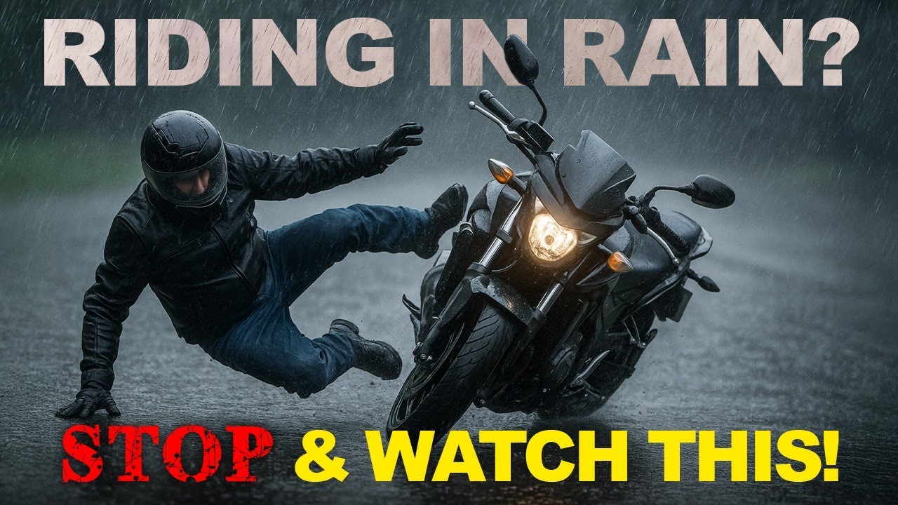 How to Ride Your Bike Safely in the Rain | @MotorBeam