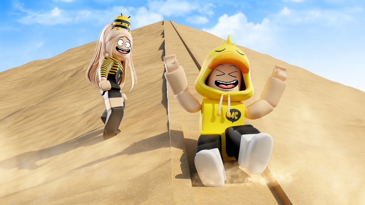 WOOSSHH!! Meluncur dari Perosotan TERTINGGI Pakai SAYAP Terkeren!!! - Roblox Climb and Slide