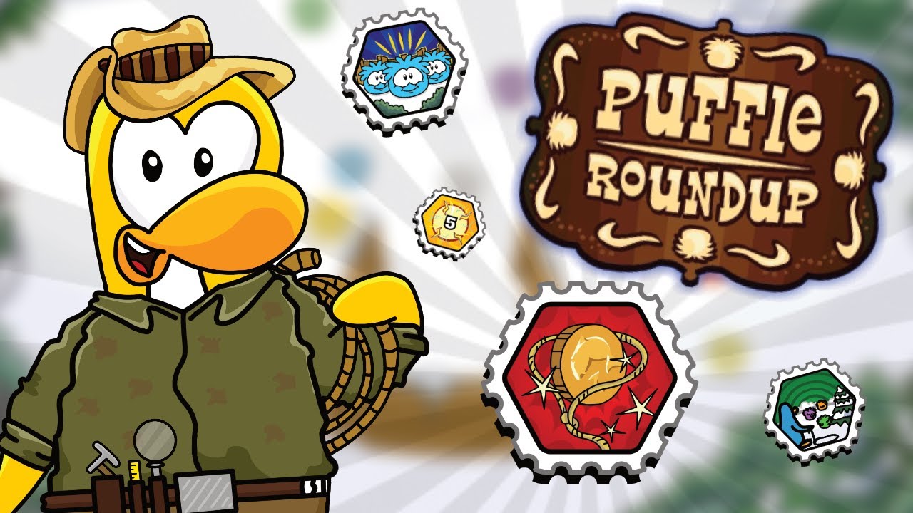 Collecting EVERY Stamp in Puffle Roundup!