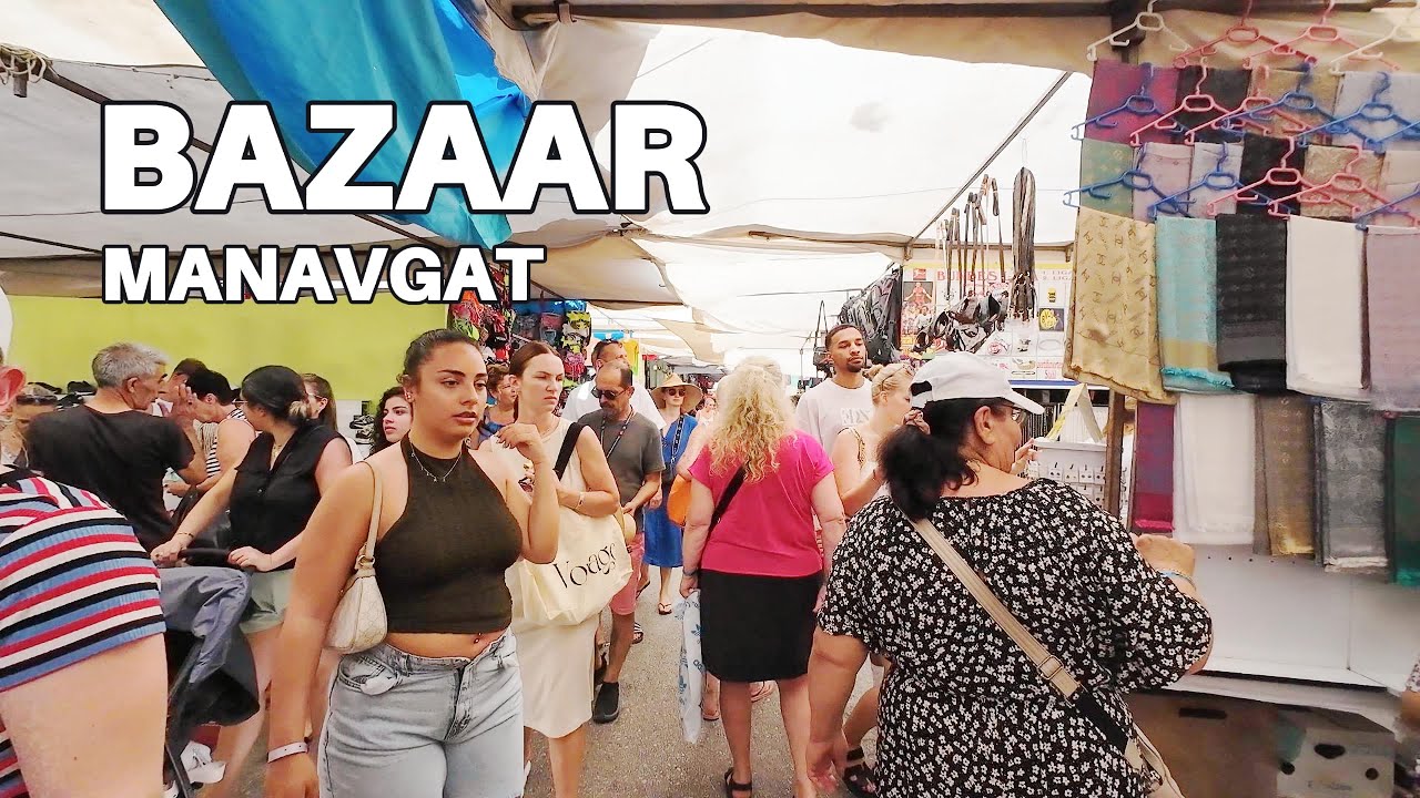 Bazaar Antalya Side Manavgat Türkiye | Manavgat'ta Pazari | Turkish Good Market