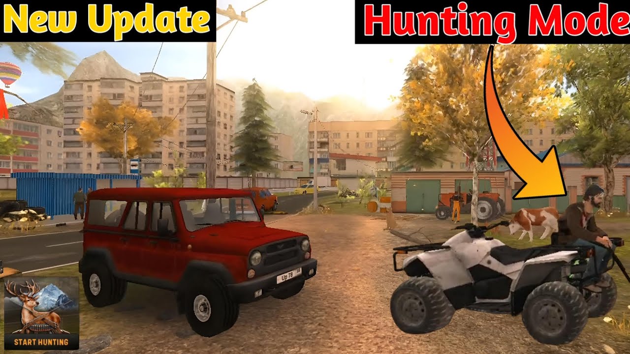 😱|| Hunting Mode || New Update In Russian Car Driver UAZ Hunter Full Gameplay In Hindi