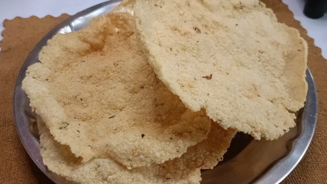 चावल के टेस्टी और कुरकुरे पापड़ आसान विधि से || #recipe chawal ke papad #homemade #food #vidyotma's 