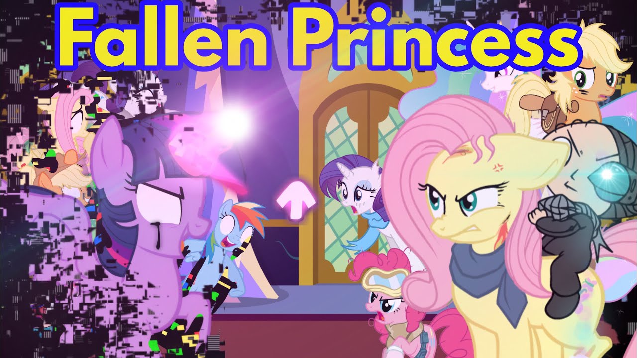 Friday Night Funkin' Vs Pibby Apocalypse Fallen Princess | My Little Pony (FNF/Mod/Pibby + Cutscene)