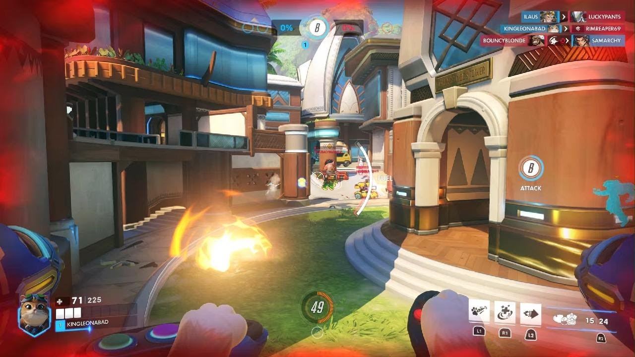 Playing with my favorite cousin in Overwatch