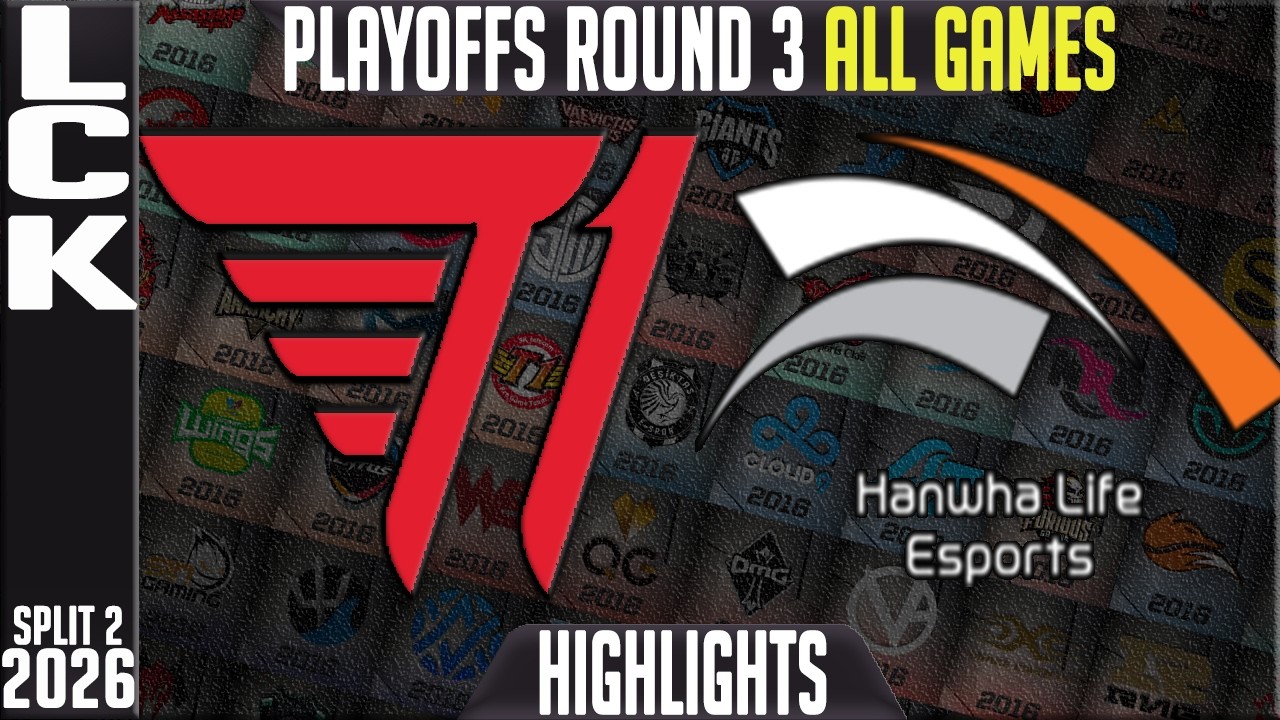 T1 vs HLE Highlights ALL GAMES | LCK Road to MSI Round 3 2026 | T1 vs Hanwha Life Esports