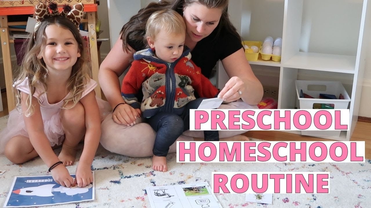PRESCHOOL HOMESCHOOL ROUTINE // WORKING HOMESCHOOLING MOM