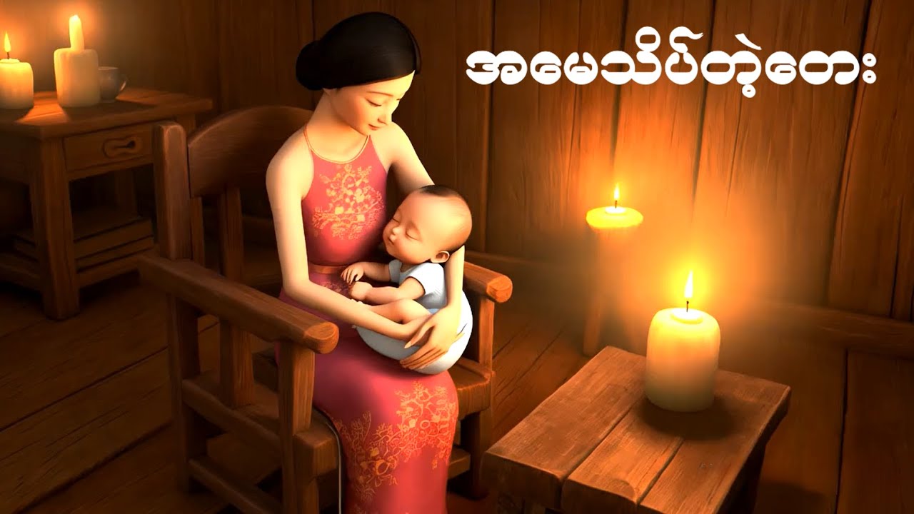 အမေသိပ်တဲ့တေး သားချော့တေး| ကလေးသီချင်း | Myanmar Children Song