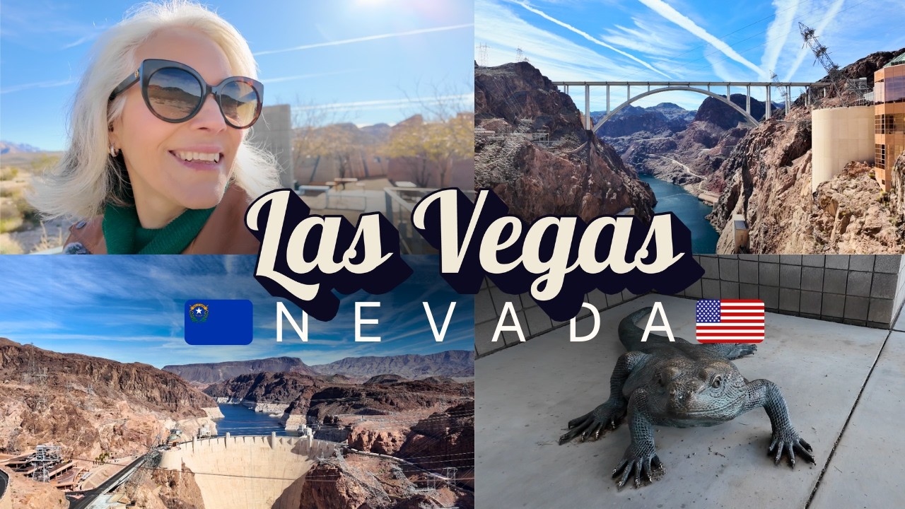 Paisagens de Las Vegas! Conhecendo Red Rock Canyon e Hoover Dam, a fronteira entre Nevada e Arizona!