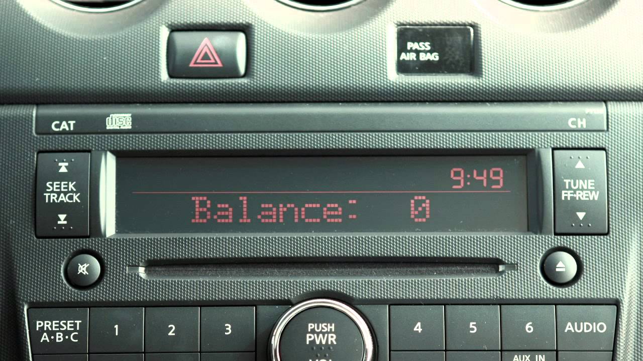 2012 NISSAN Altima - Audio Systems