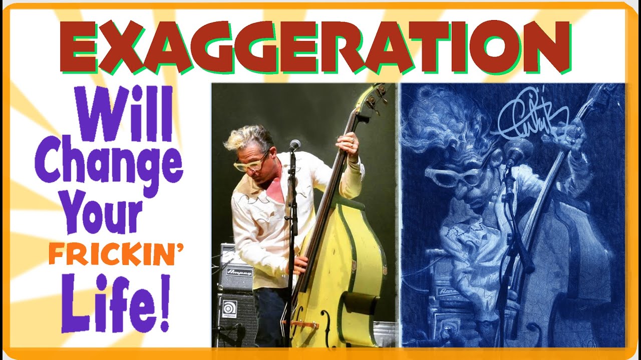 EXAGGeRATiON It's not JuST for BREaKFaST. Life changing tips #drawingtutorial #artinstruction