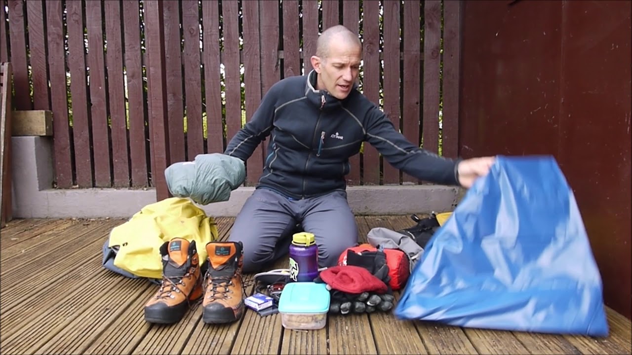 What to wear and what to carry on a walk up Ben Nevis