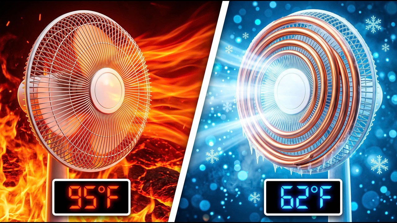 ❄️ I Stopped Buying Air Conditioners &mdash; Add Copper Pipes to a Fan for Endless Cold Air! 😱