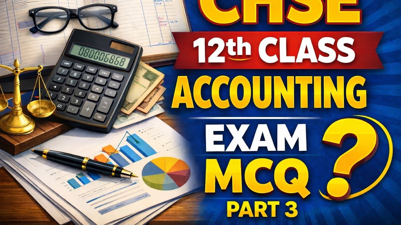 12th Accounting MCQ Part 3 💯 | CHSE Board Exam 2026 Important Questions