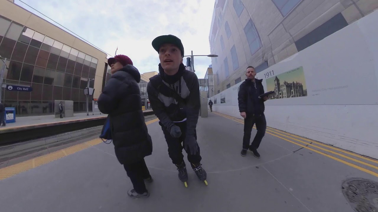 Insta360 on inline skates