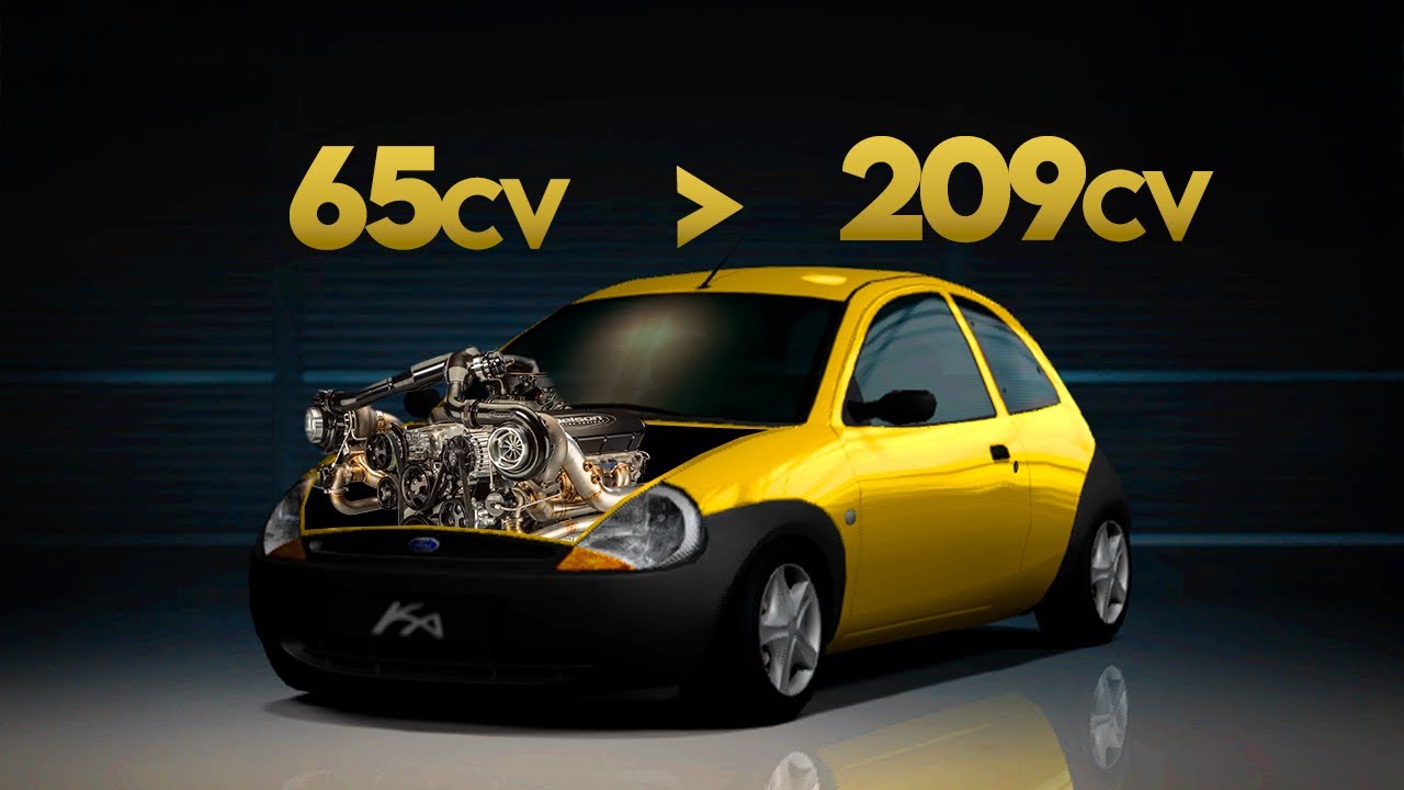 FIZ TUDO QUE DÁ NO FORD KA em GRAN TURISMO 4!! - gastei 225.000cr.