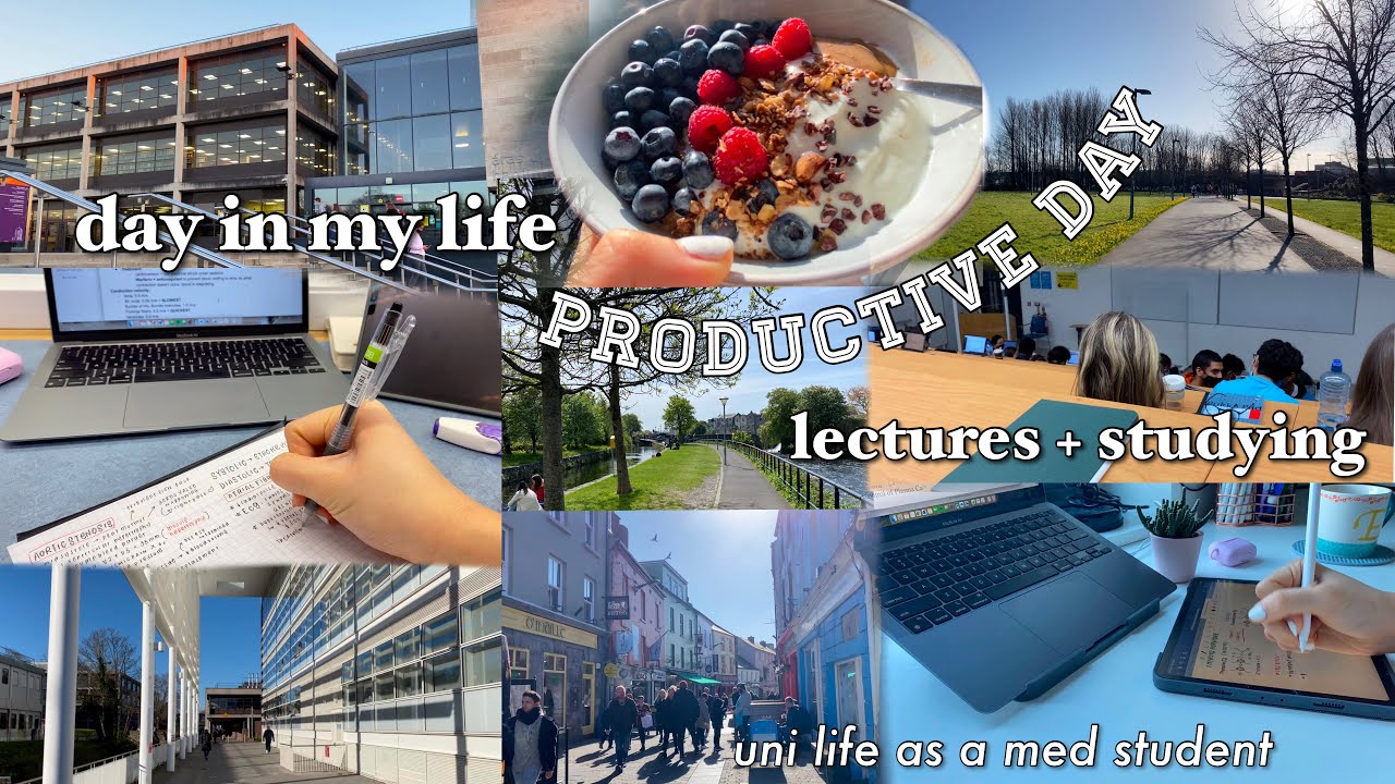 ✨day in my life as a uni student 👩🏻‍🏫 lectures, vlog, studying & med student in ireland galway🇮🇪📚