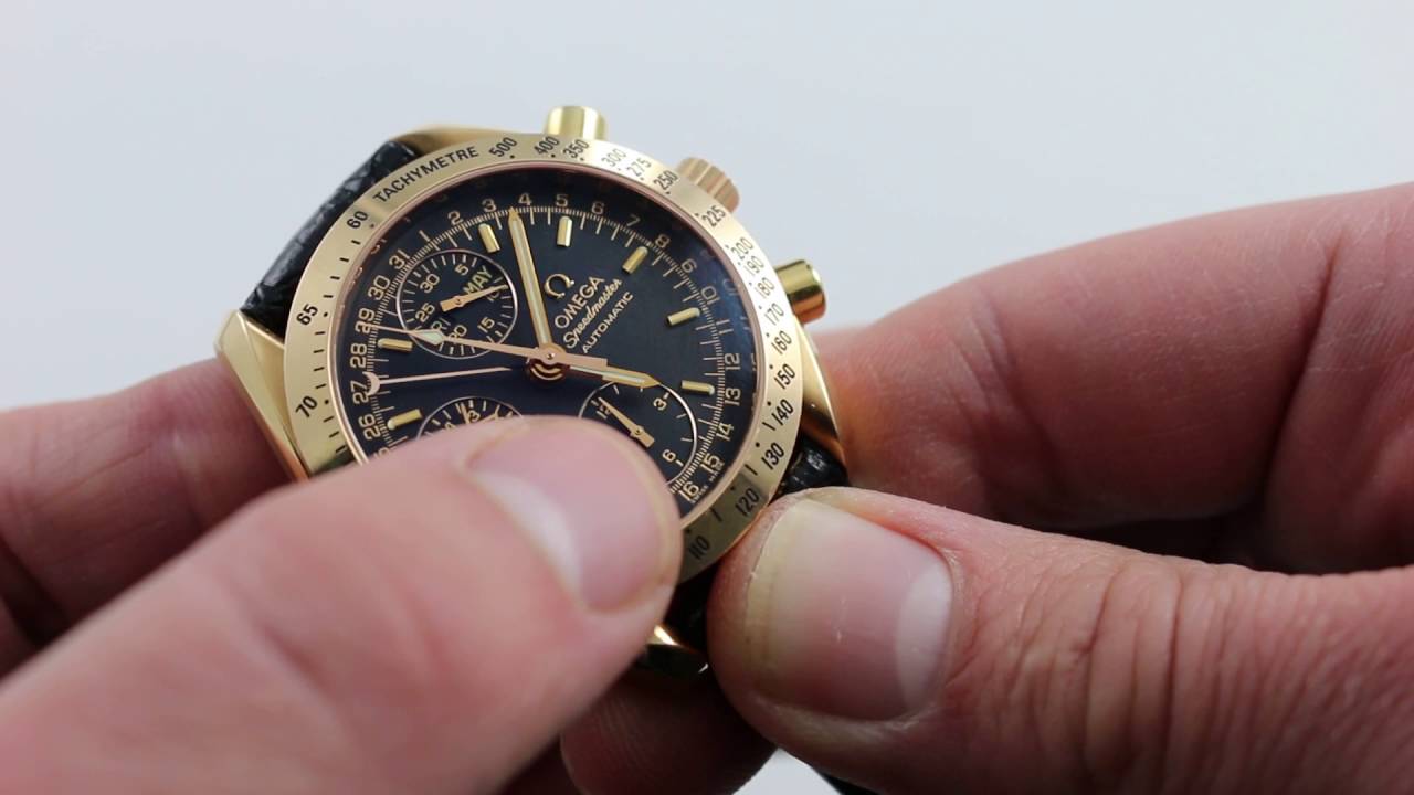 Обзор роскошных часов Omega Speedmaster Triple Date