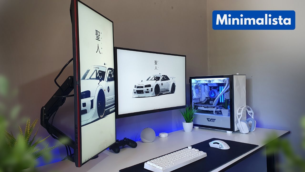 Setup gamer branco 2023