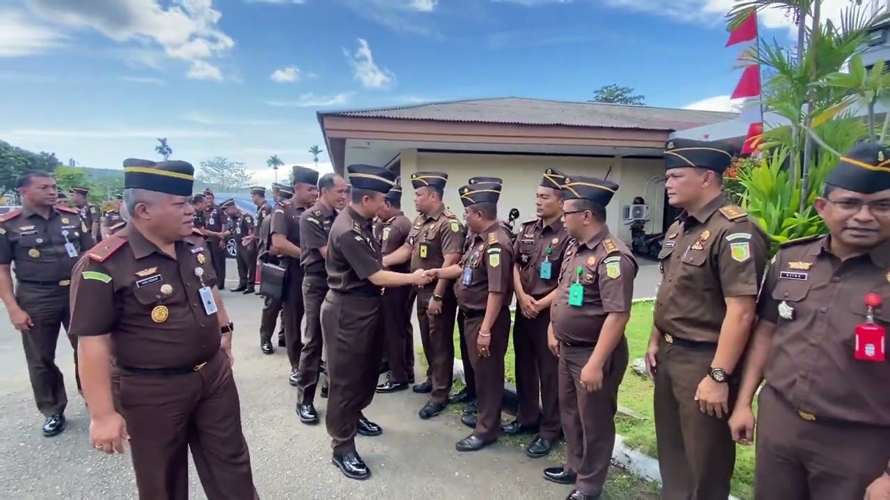 KUNJUNGAN KERJA MONEV SEKRETARIS JAKSA AGUNG MUDA PEMBINAAN DAN KAROPEG DI KEJATI PAPUA BARAT