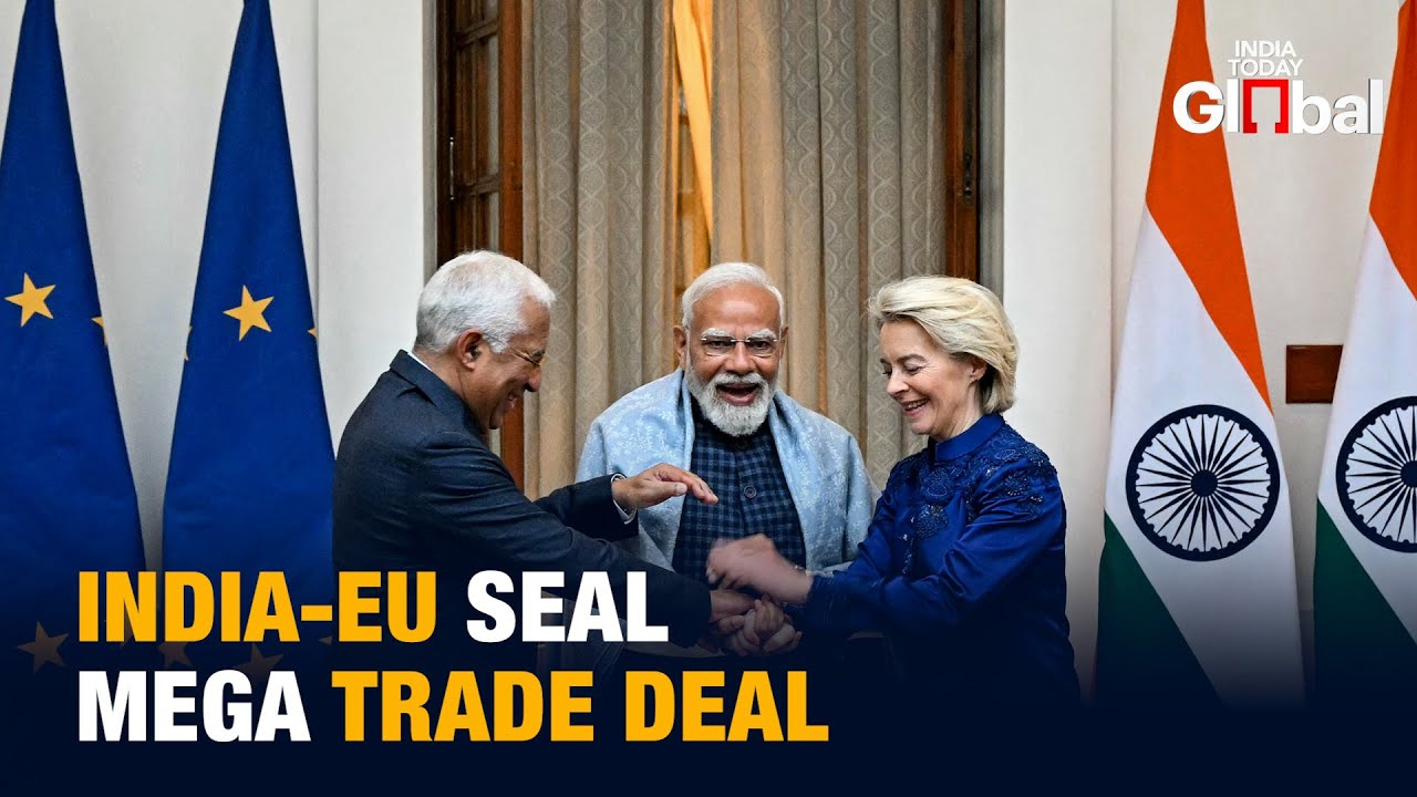 India-EU Sign Historic "Mother of All Deals" FTA | PM Modi Says New Era of Trade Begins