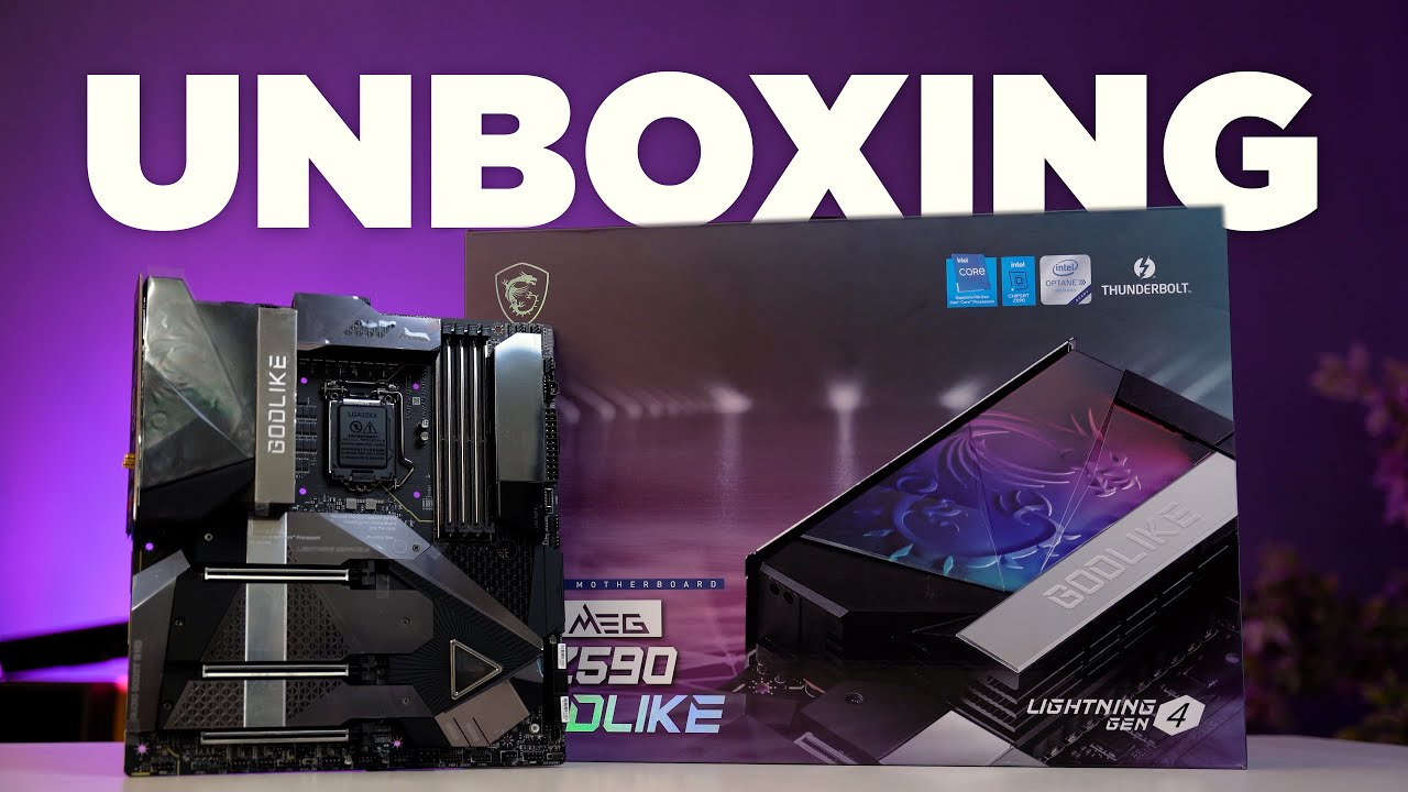 MSI Z590 Godlike // Unboxing 📦