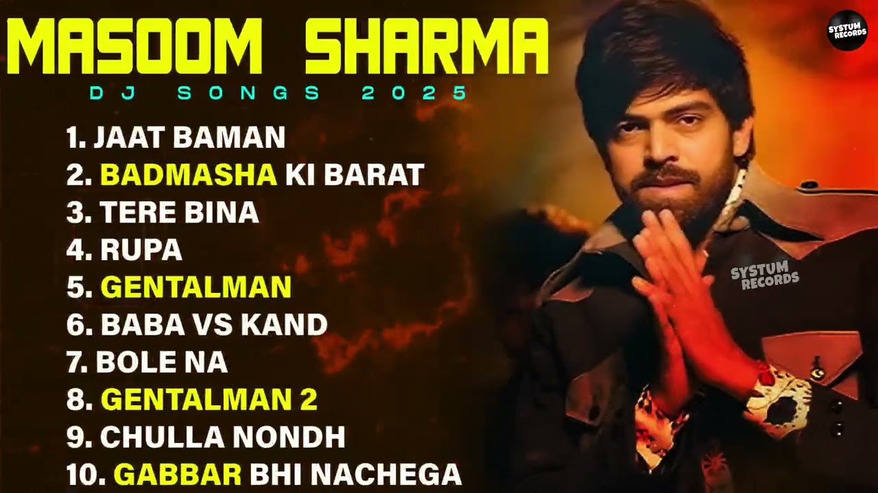 Masoom Sharma Banned Songs | Masoom Sharma Jukebox | Masoom Sharma All Time Hits masoom Songs 2025