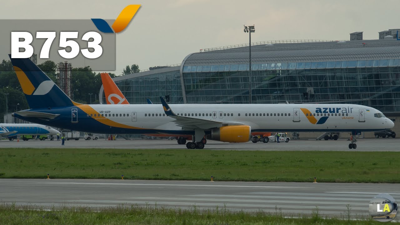 Spotting in Lviv | Boeing 757-300 (Azur Air Ukraine) FIRST TIME at LWO