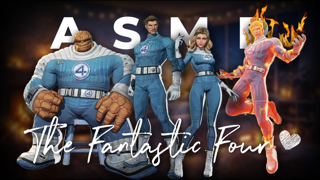 ♡︎ Marvel ASMR ♡ The Fantastic Four ♡︎ Quick-Play ♡︎ (Mouth Sounds, Whispering, Keyboard, Mouse)