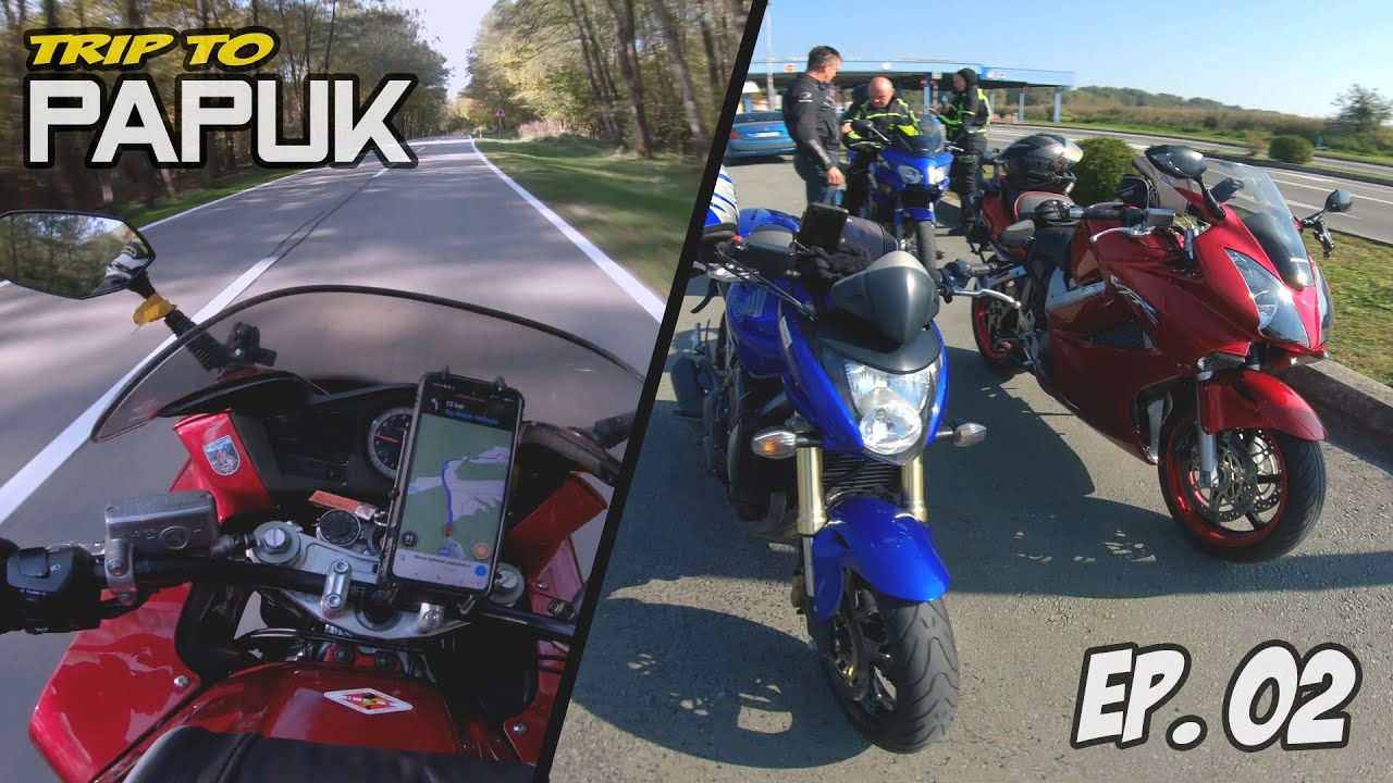 TRIP TO PAPUK - PART 2 (Horvátország / Croatia) | HONDA VFR + DOMINATOR HP1 | VLOG + ENGINE SOUND