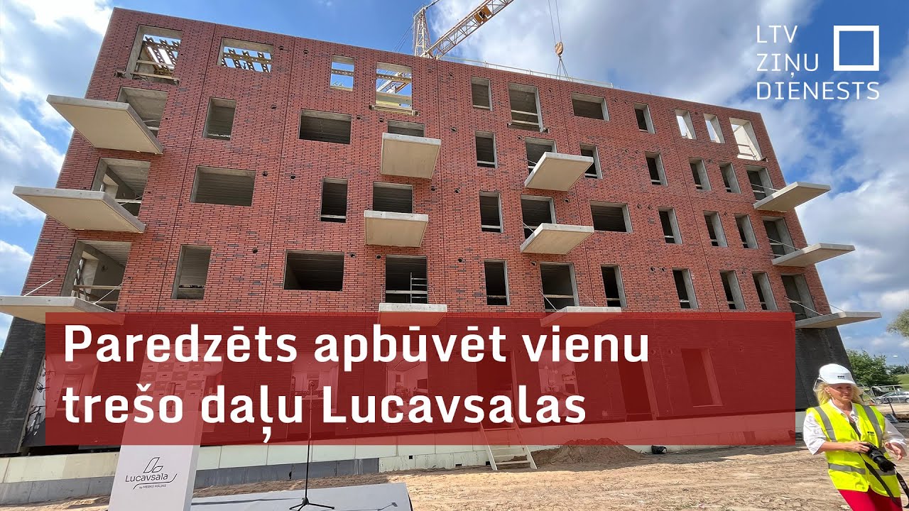 Paredzēts apbūvēt vienu trešo daļu Lucavsalas