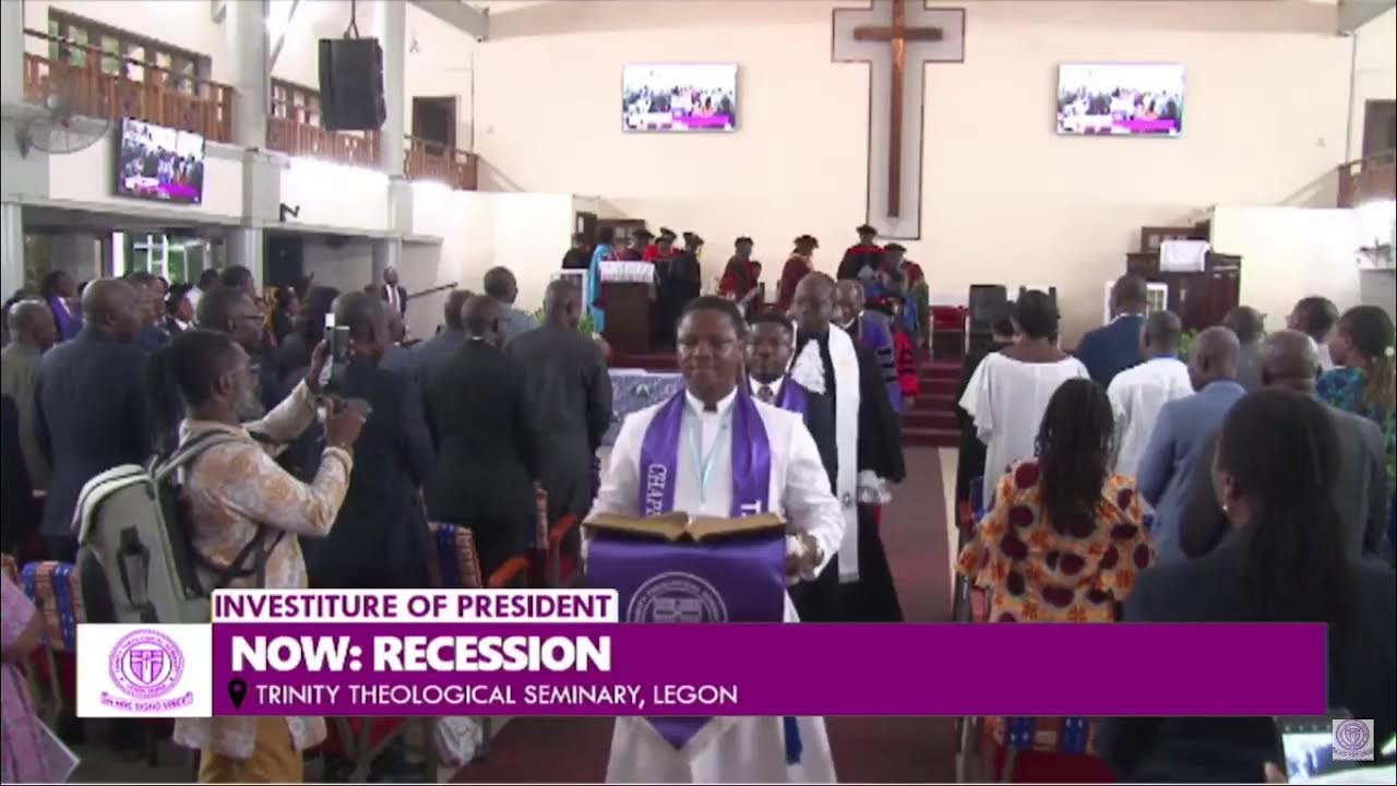Investiture of Rev. Prof. Amevenku as President of TTS