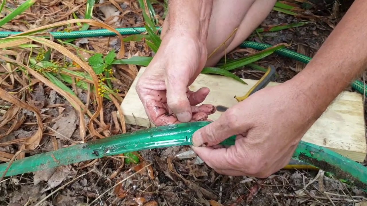 Repairing Green Soaker Hoses