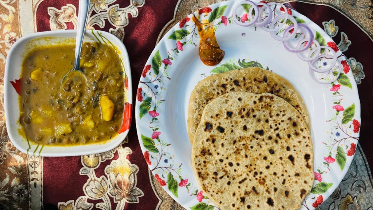 Sattu ke parathe aalu chane ki sabzi|| easy for beginners|| easy nd tasty recipe# 