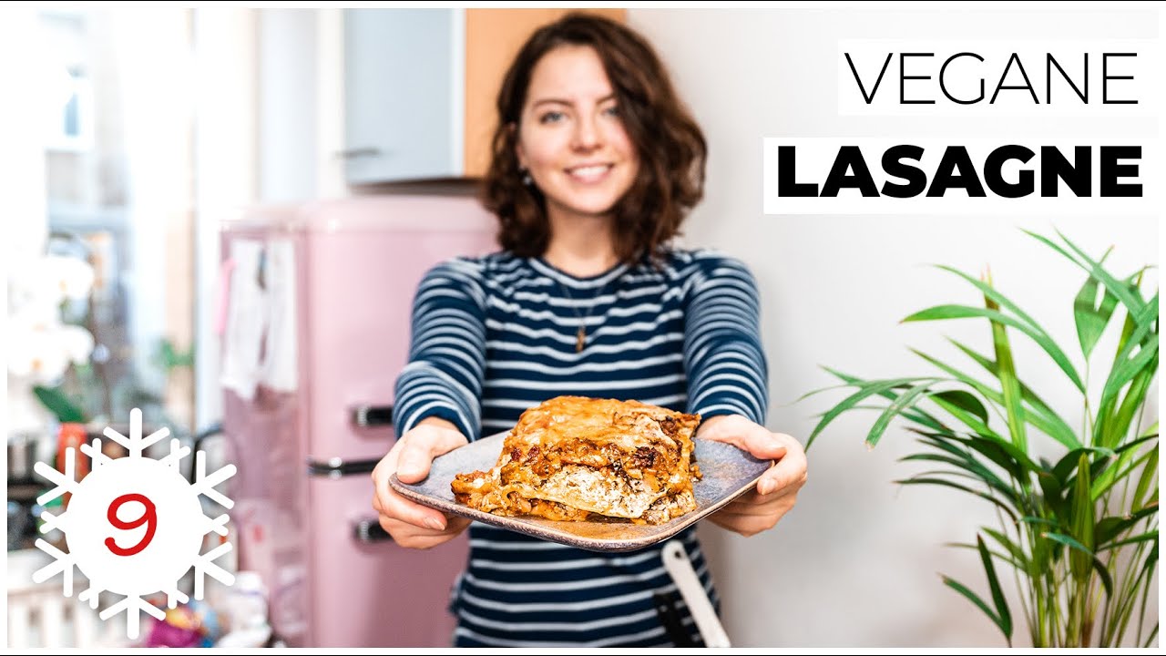 DIE PERFEKTE VEGANE LASAGNE | REZEPT | VLOGMAS 9
