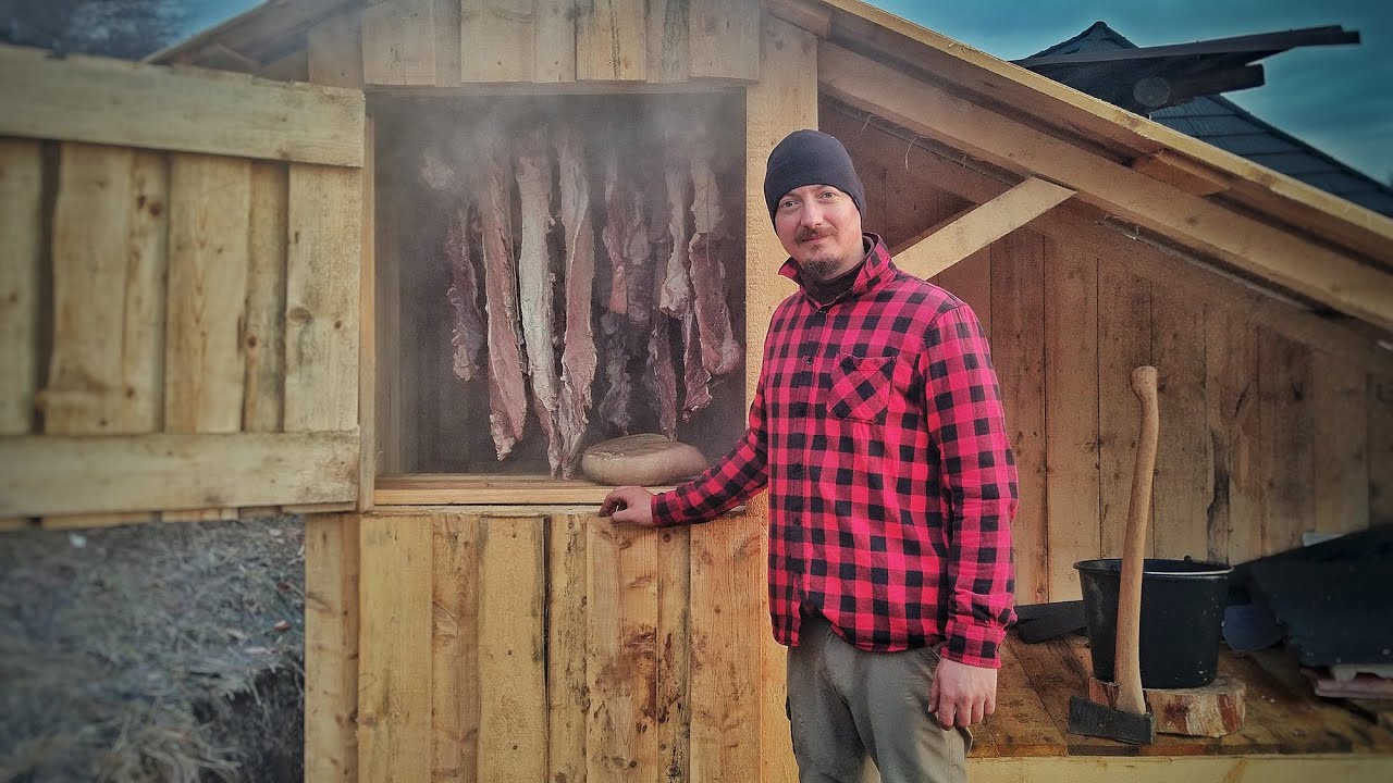 AFUM CARNEA CU FUM RECE ȘI PUN SLĂNINA LA MACERAT - Ep94
