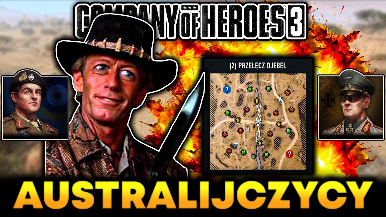 Australijczycy zostają Panami Pustyni na Nowej Mapie! 🔥 | CoH3: 1v1