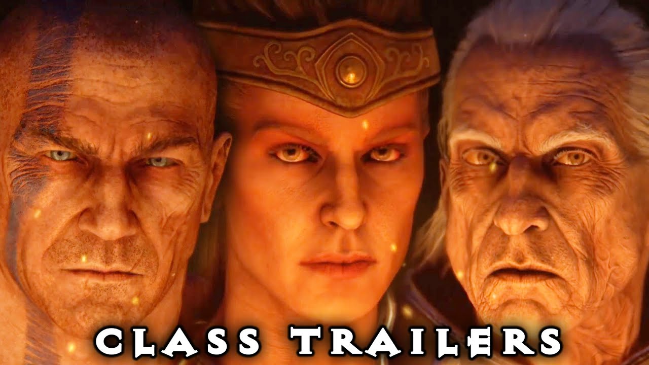 Diablo 2 Resurrected: ALL CLASS TRAILERS - Paladin, Druid, Necro, Barbarian, Amazon, Sorc & Assassin