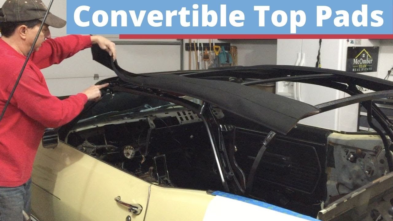 Camaro Firebird 1969 года, установка складного верха. Часть 1. Установка накладок и облицовки око...