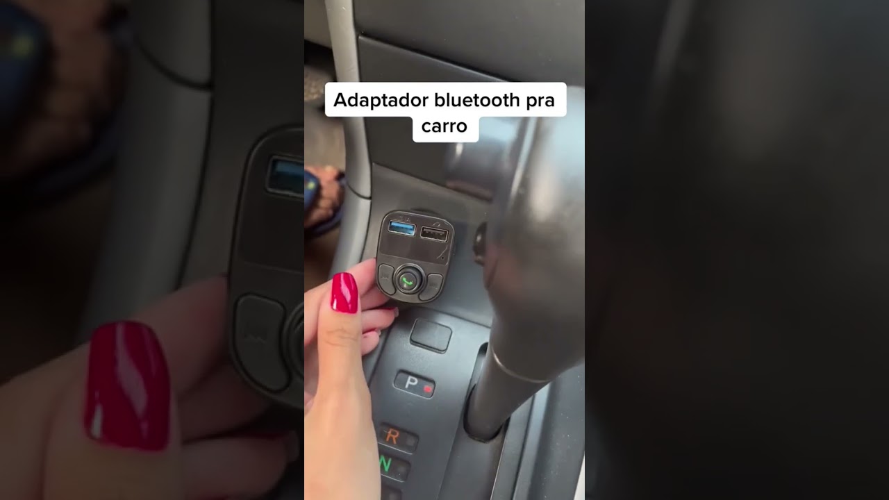 Adaptador BLUETOOTH para Carro Muito f&aacute;cil de Usar.
