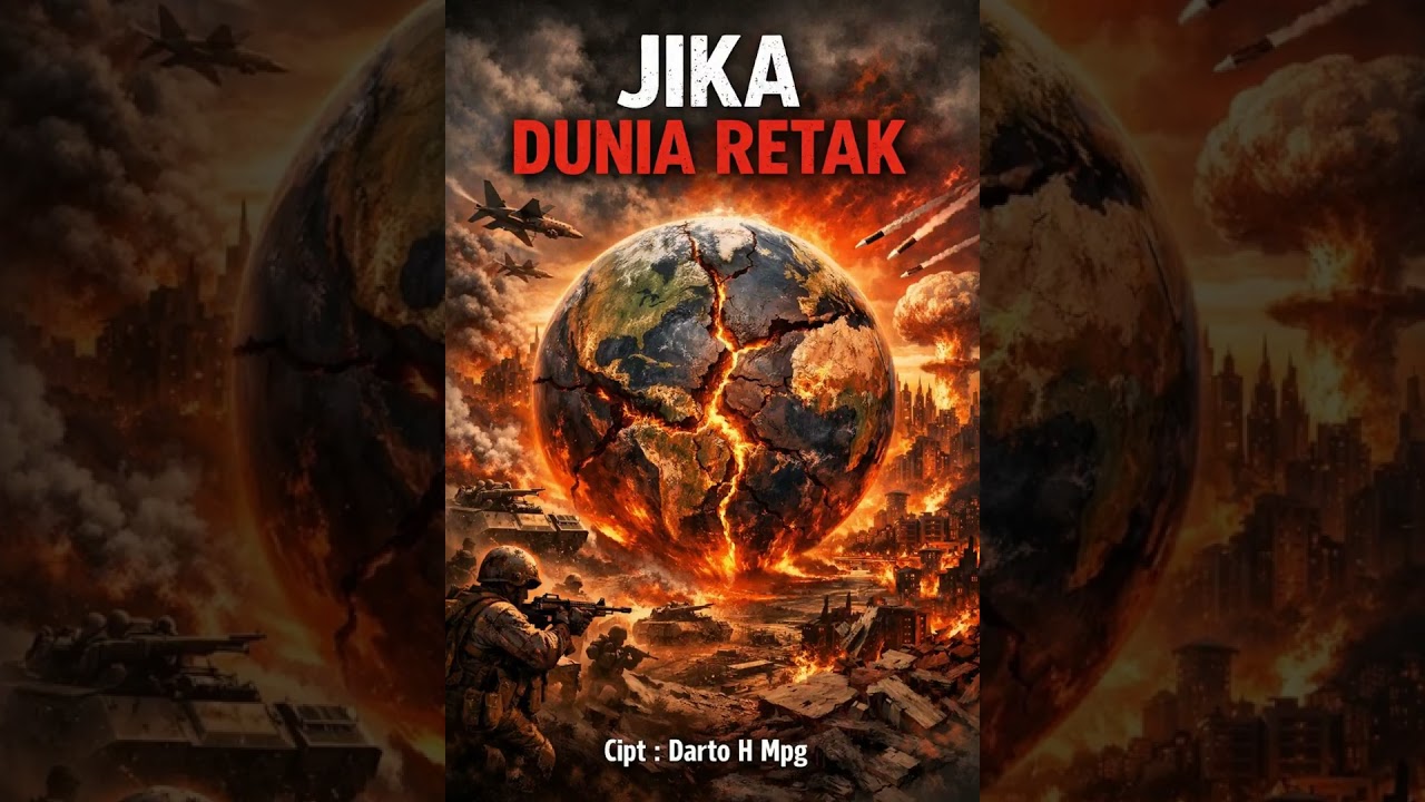 Lagu tentang jika perang dunia berjudul Jika Dunia Retak Cipt Darto H Mpg