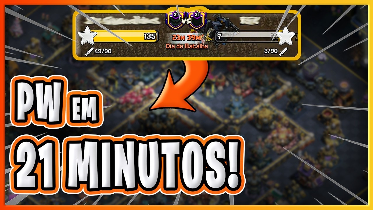 A GUERRA MAIS RÁPIDA do Clash?😱 Clã BR deu AULA! E ainda deixou PRESENTE para os inscritos! 🎁