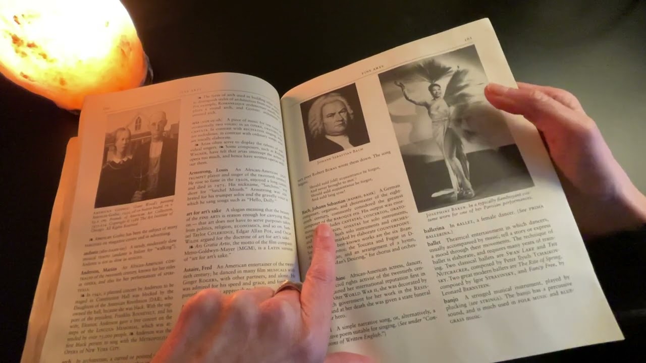 Deepest Sleep Ever 😴 Educational ASMR with Crinkly Pages &bull; Fine Arts in Cultural Literacy
