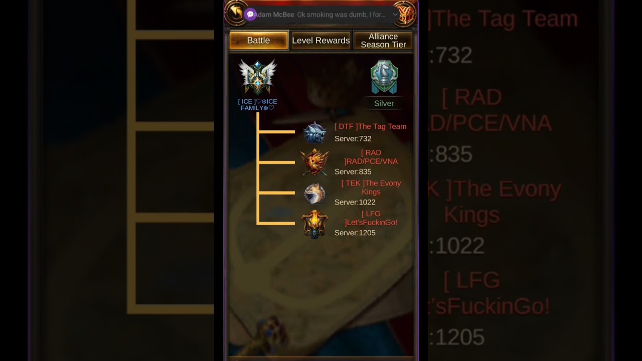 Evony: The King's Return - Alliance Duel - Server 1040